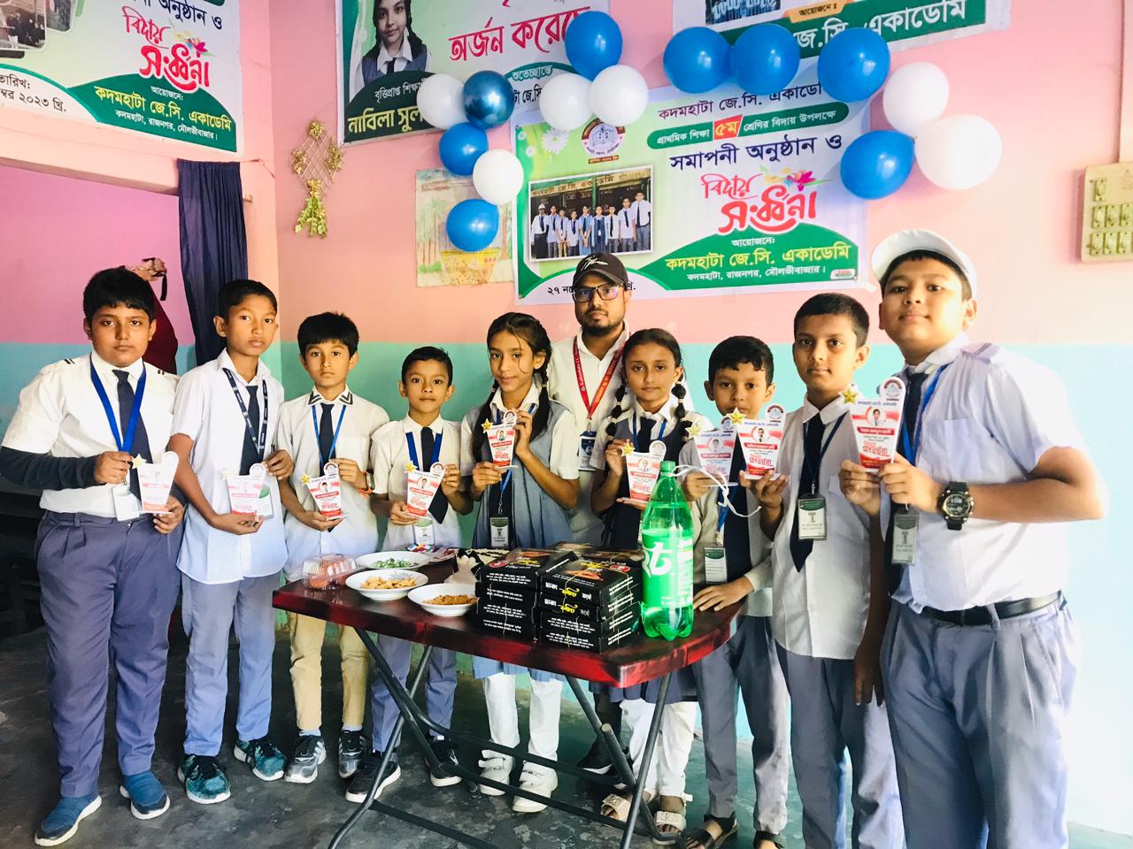 Misty mountain and glacial lake